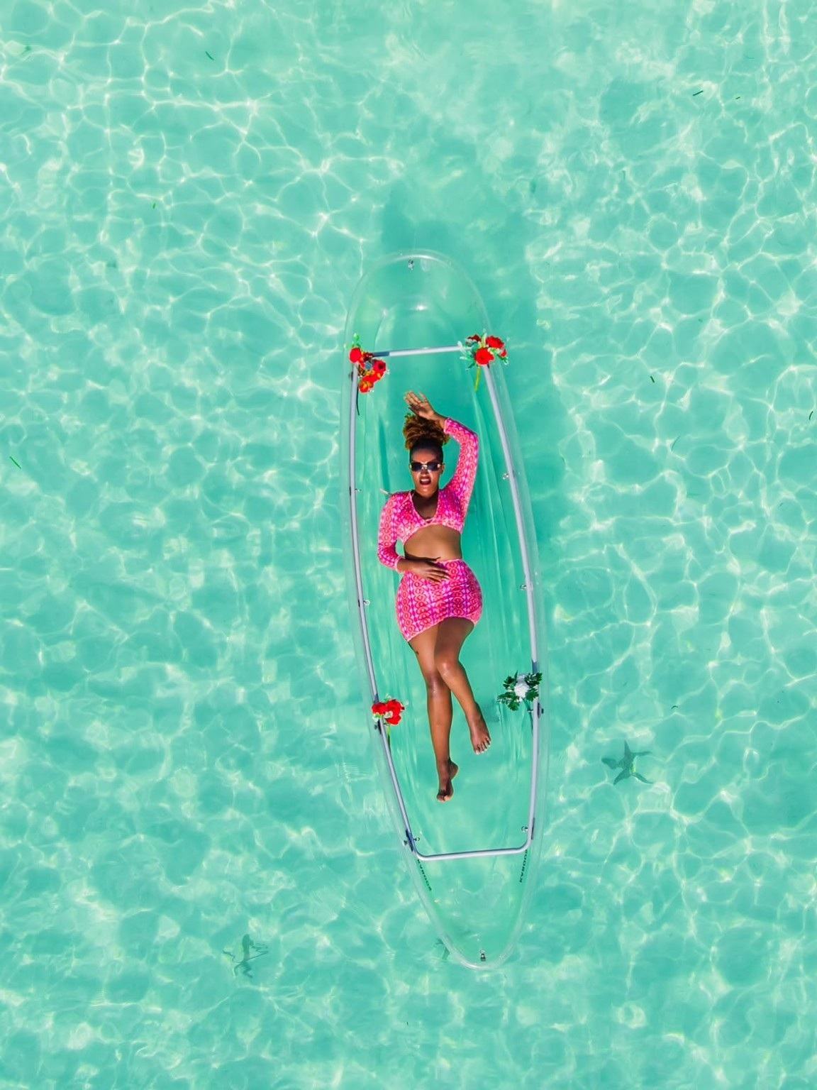Clear kayak experience in Zanzibar